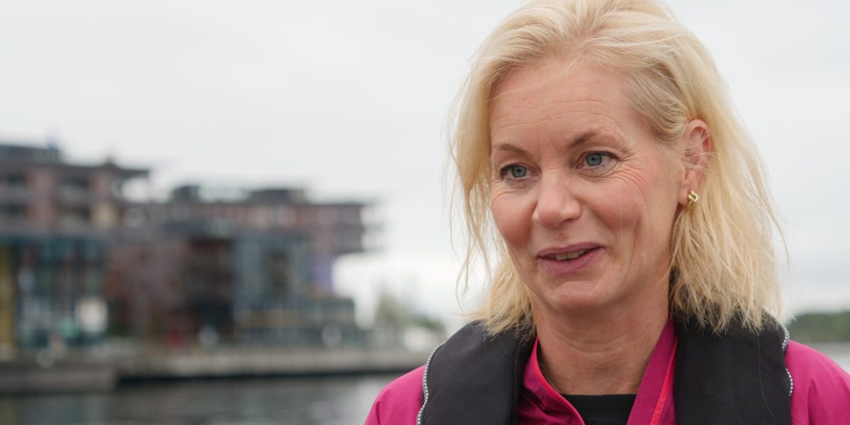 Klima- og miljøminister Sigrun Aasland, 25.09.2026. (pressefoto)